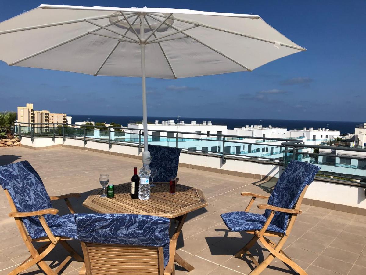 Atico Pinar De Garrucha Con Vistas Al Mar-Gran Terraza Apartamento Exterior foto