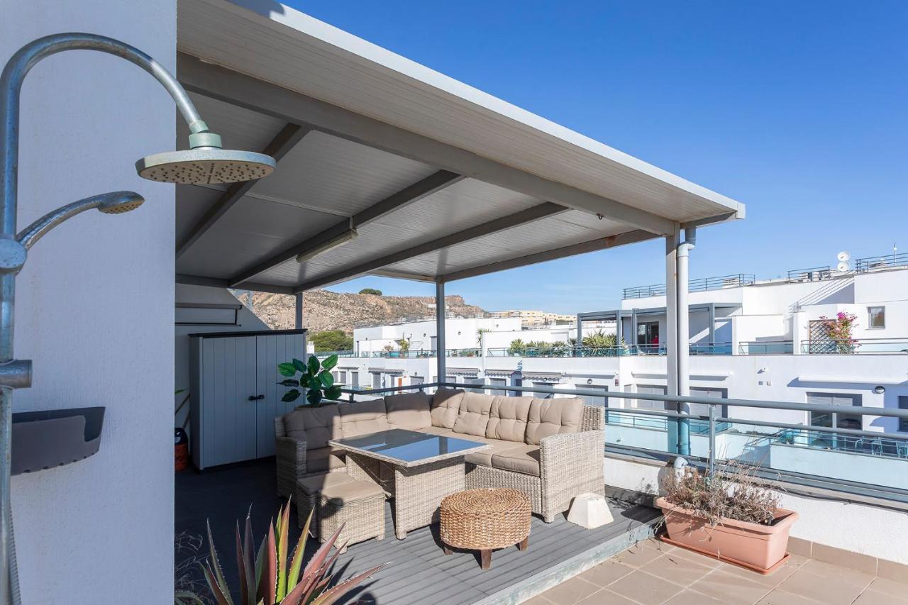 Atico Pinar De Garrucha Con Vistas Al Mar-Gran Terraza Apartamento Exterior foto