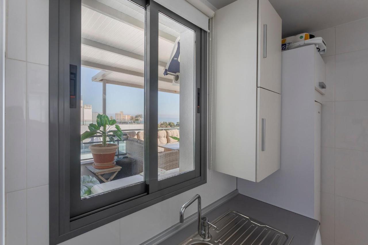 Atico Pinar De Garrucha Con Vistas Al Mar-Gran Terraza Apartamento Exterior foto